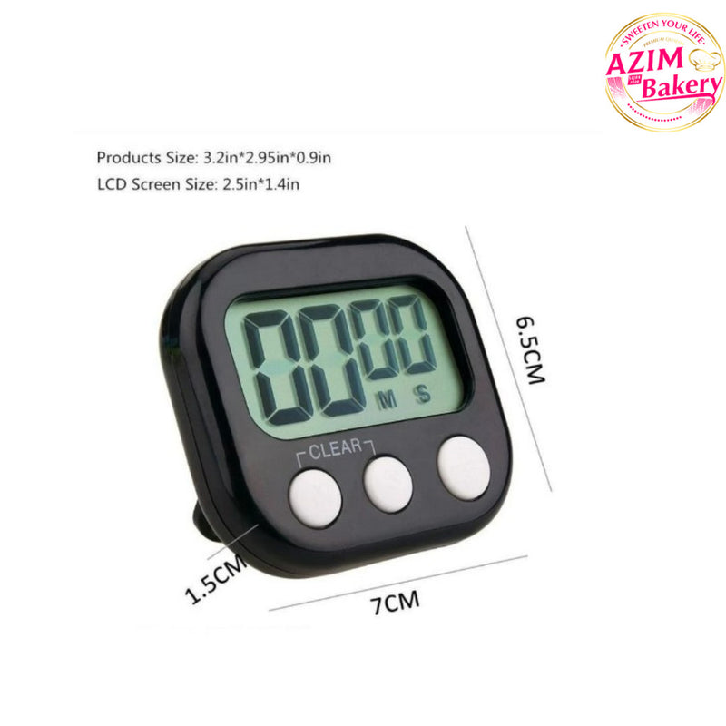 ( RANDOM COLOUR) Kitchen Timer Electronic Magnetic Digital Cooking Stopwatch Coutdown Loud Alarm With Stand Clock