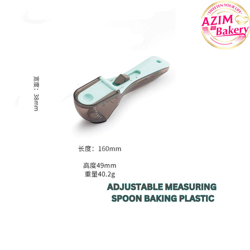 Adjustable Measuring Spoon Baking Plastic Measuring Spoon By Azim Bakery