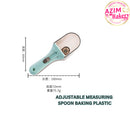 Adjustable Measuring Spoon Baking Plastic Measuring Spoon By Azim Bakery