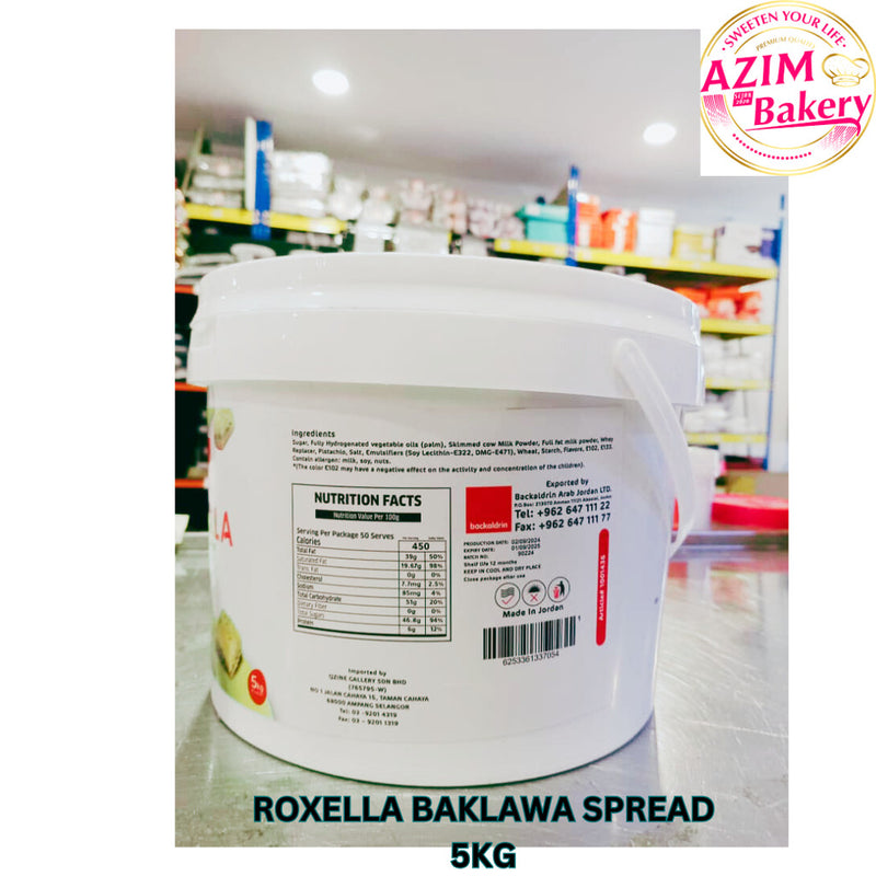 Roxella Spread 5KG | Ready To Use | Filling / Topping by Azim Bakery