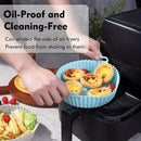 Silicone Air Fryer Liner, 6.7" Air Fryer Liners Reusable Silicone Pot,  Air Fryer Silicone Baking Tray BY AZIM BAKERY