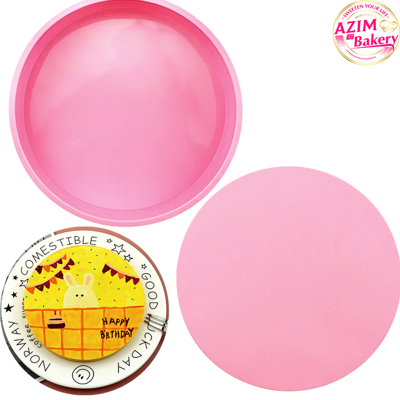 Round Silicone 8"