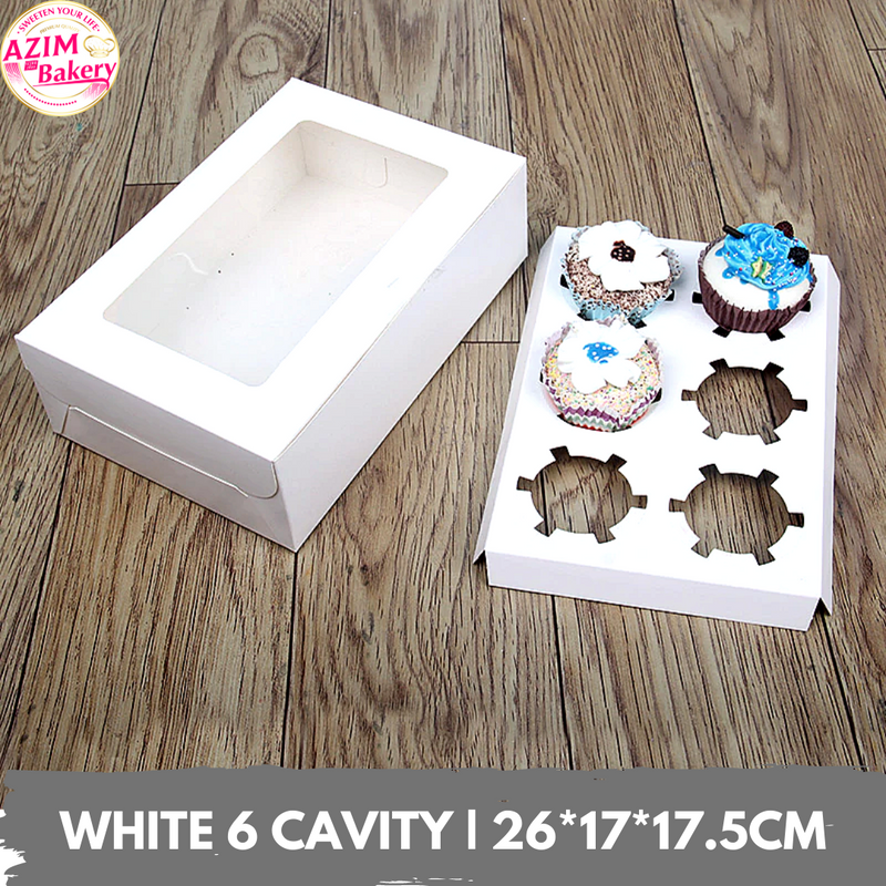 Cupcake Box With Window (1PC)