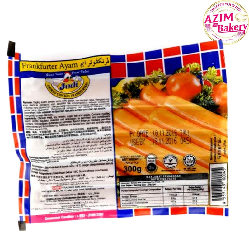 Jodi Chicken Frankfurter 300g