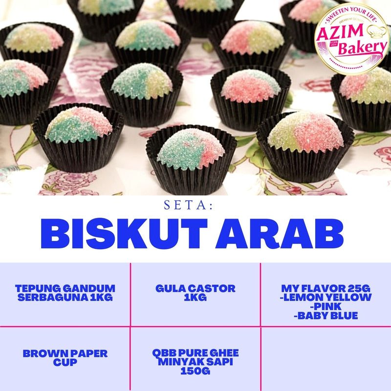 Set Raya Biskut Arab Suji Kacang