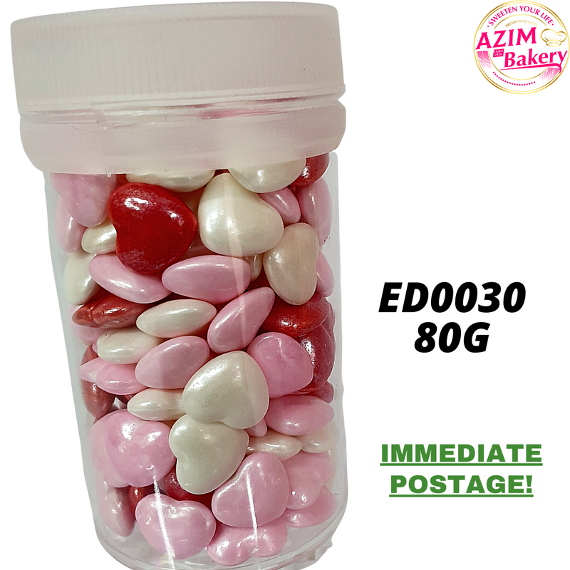 Heart Sprinkles 80g