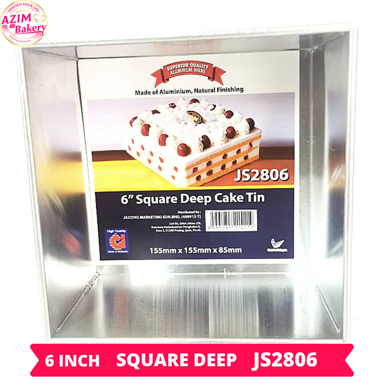 Square Deep Cake Tin (Not LB)