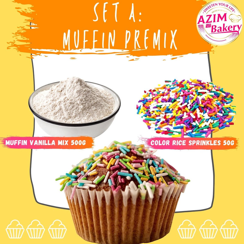 Set Muffin Vanilla Chocolate Chip Premix