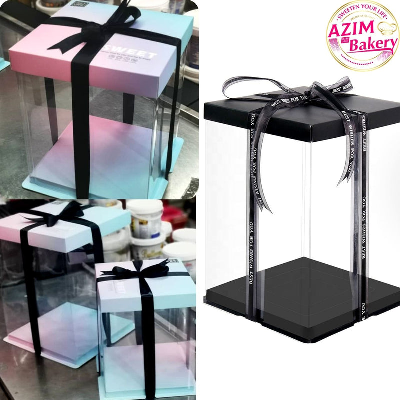 Transparent Cake Box (1PC)