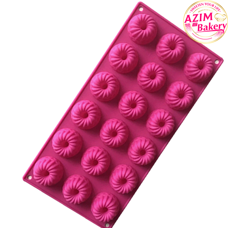 Acuan 18 Cavity Chiffon Silicone Mold