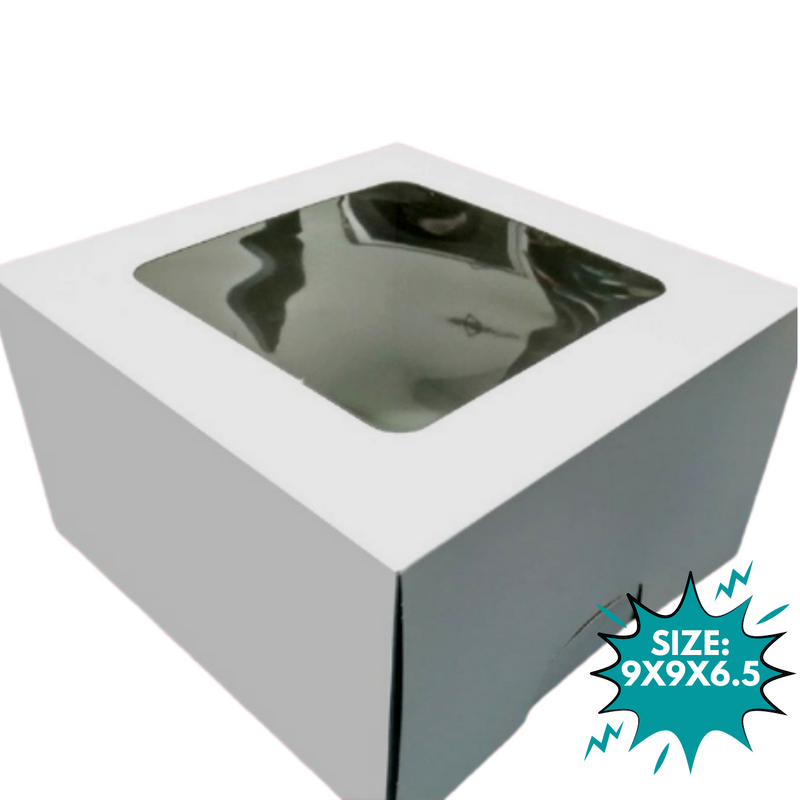 Cake Box Window (White)