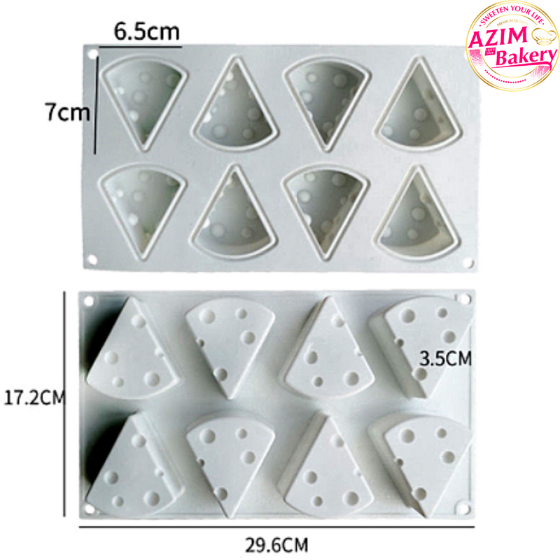 8 Cavity Silicone Cheese Mold