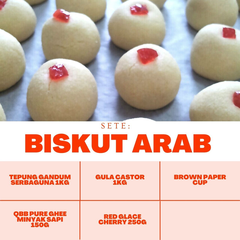 Set Raya Biskut Arab Suji Kacang