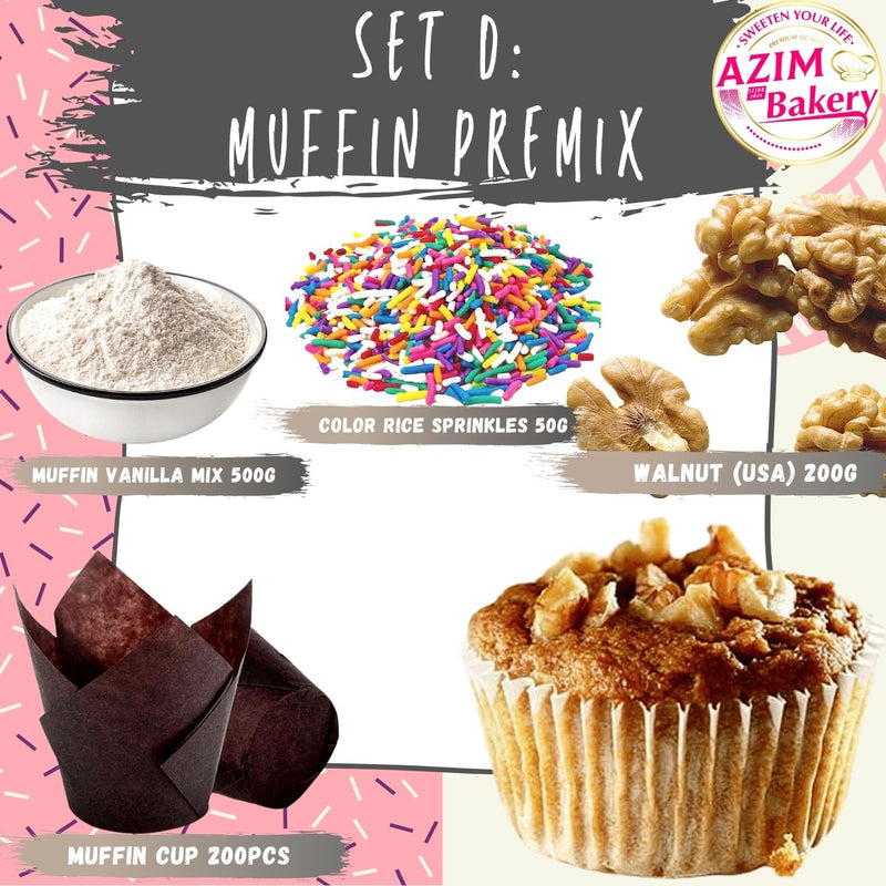 Set Muffin Vanilla Chocolate Chip Premix