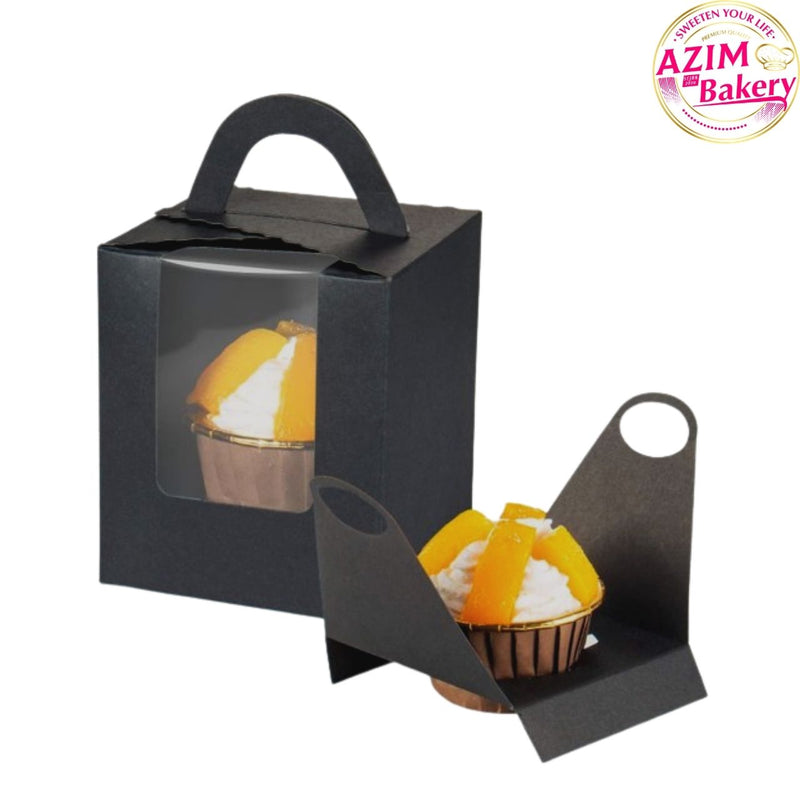 Cupcake Single Box With Holder (1PC)