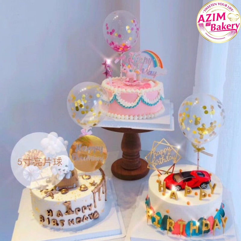 Cake Topper Balloons (1PC)