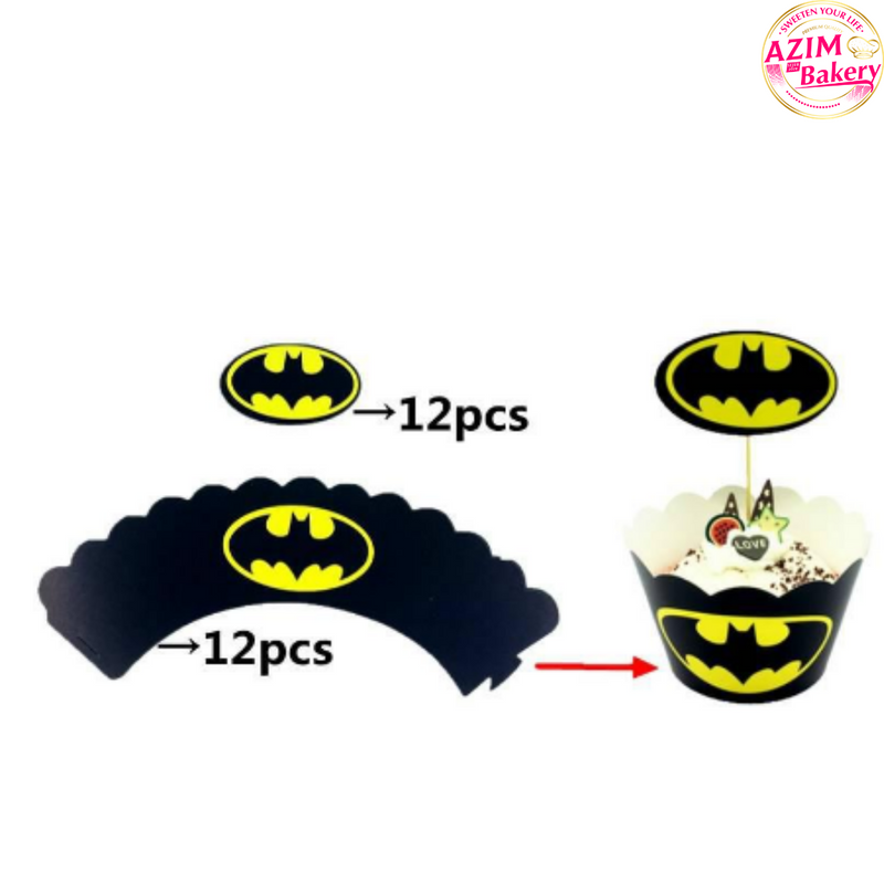 Batman Cupcake Topper