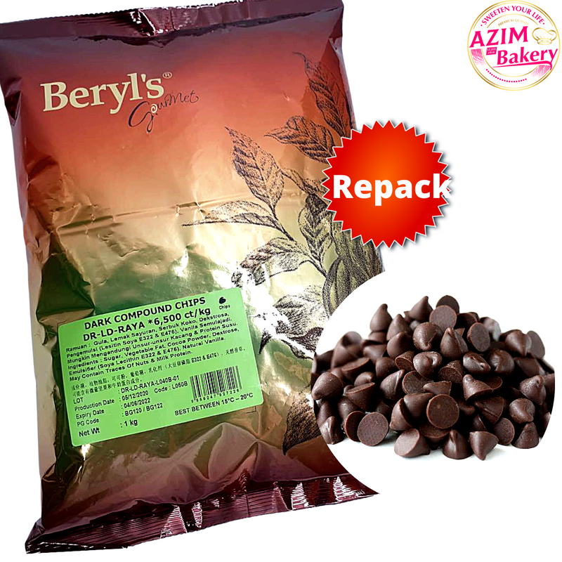 Beryl's Choc Chips Raya 250g