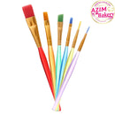 Cake Painting Brush 6pcs/Set (Random Color)