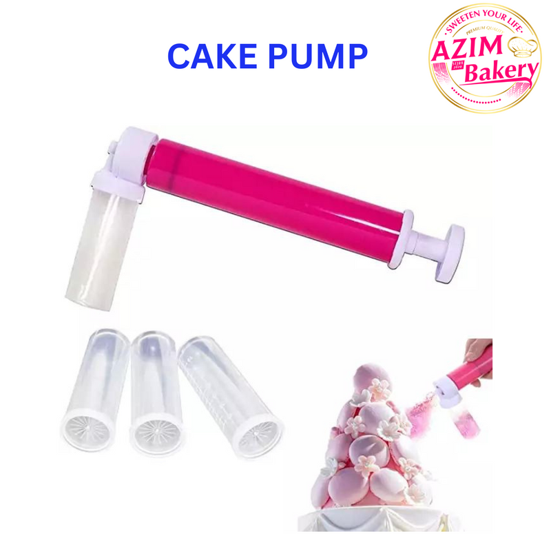 Manual Airbrush For Cake Decorating Tool Spray Gun Baking Cake Airbrush Pump for Cupcakes Cookies Dessert | By AZIM BAKERY