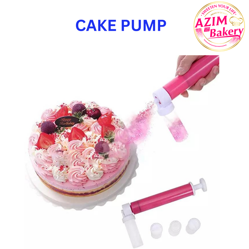 Manual Airbrush For Cake Decorating Tool Spray Gun Baking Cake Airbrush Pump for Cupcakes Cookies Dessert | By AZIM BAKERY