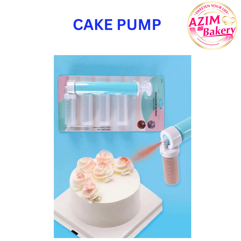 Manual Airbrush For Cake Decorating Tool Spray Gun Baking Cake Airbrush Pump for Cupcakes Cookies Dessert | By AZIM BAKERY