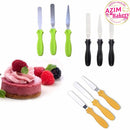 Cake Spatula 3pcs Stainless Steel Cake Spatula Curve Straight