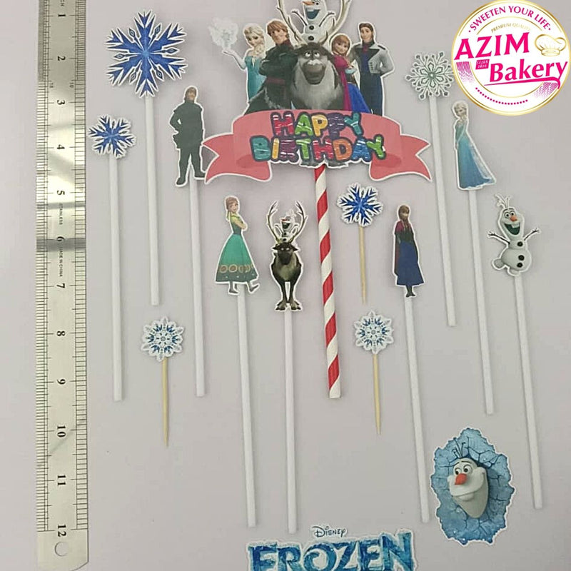 Frozen A Set Cake Topper