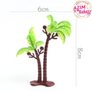Coconut Tree Cake Topper 2PCS