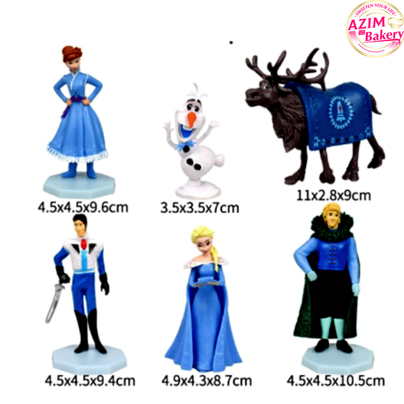 Cake Toy Frozen 6pcs