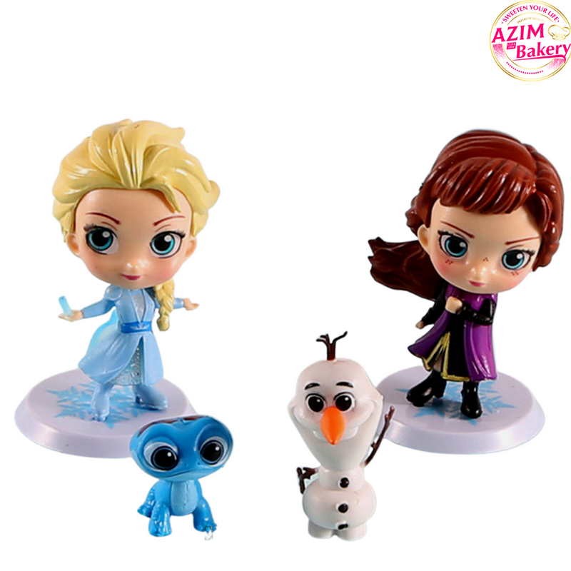 Elsa Olaf (4pcs) Cake Toys