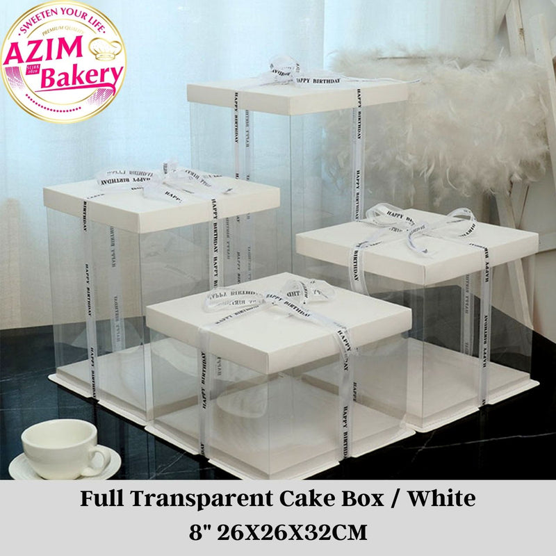 Cake Box Transparent Birthday Wedding Box