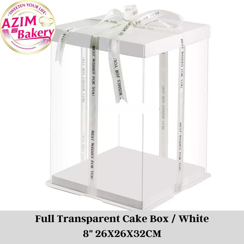 Cake Box Transparent Birthday Wedding Box