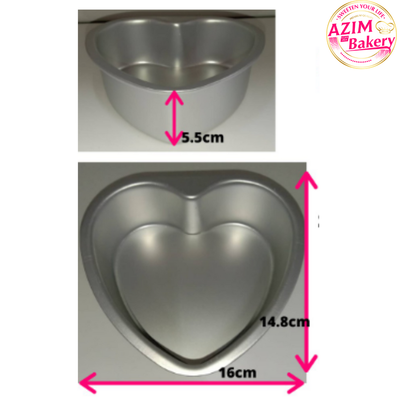 Heart Aluminium Moulds