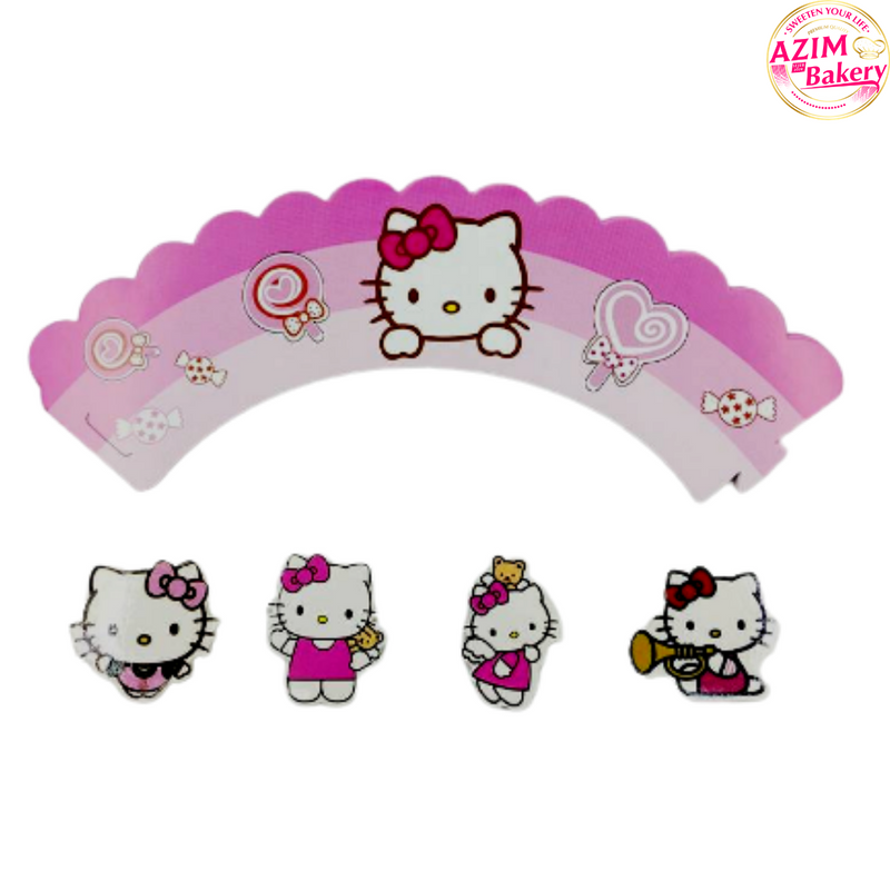 Hello Kitty Cupcake Topper