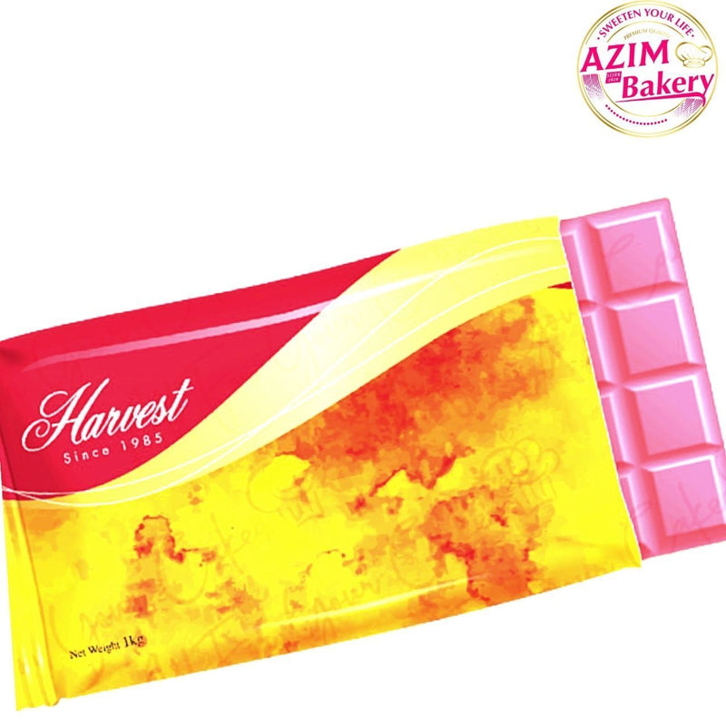 Harvest Strawberry Chocolate Bar 1kg Harvest