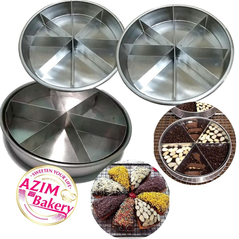 Loyang Bulat Brownies Cutter