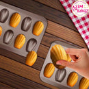 Madeleine Pan Shell Non Stick 12 Cups