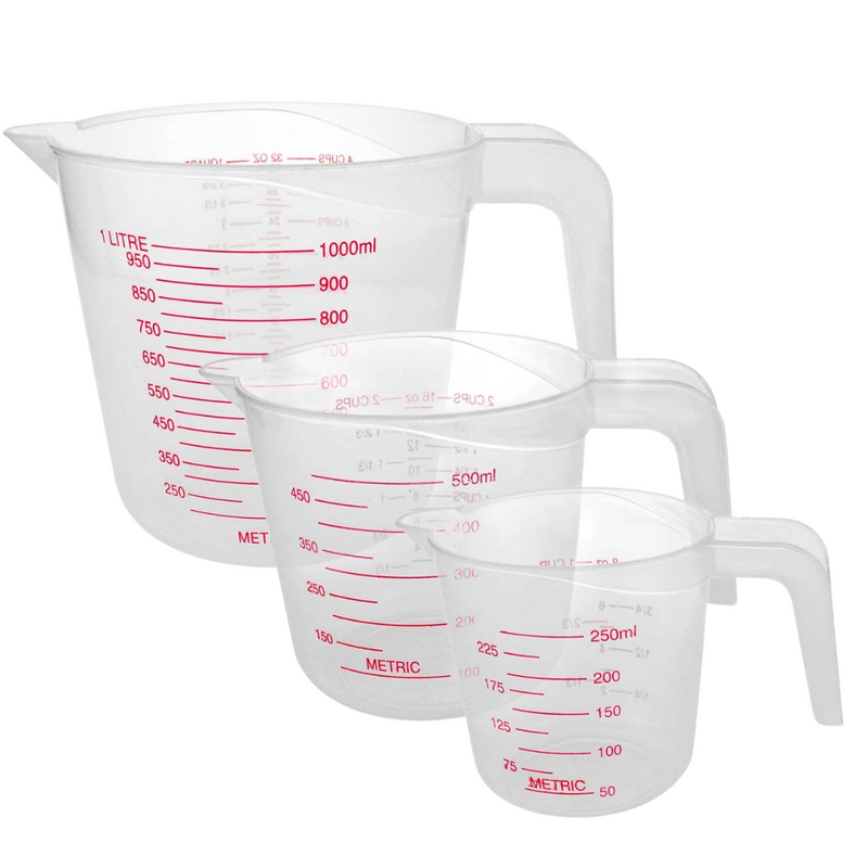 Measuring Cup 250ML, 500ML, 1000ML