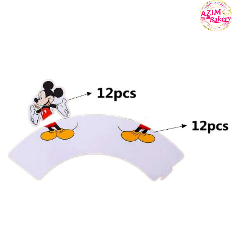 Mickey 1 Cupcake Topper