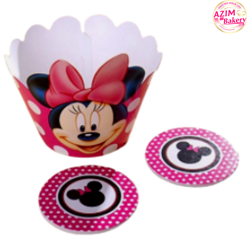 Minnie Round Cake Topper