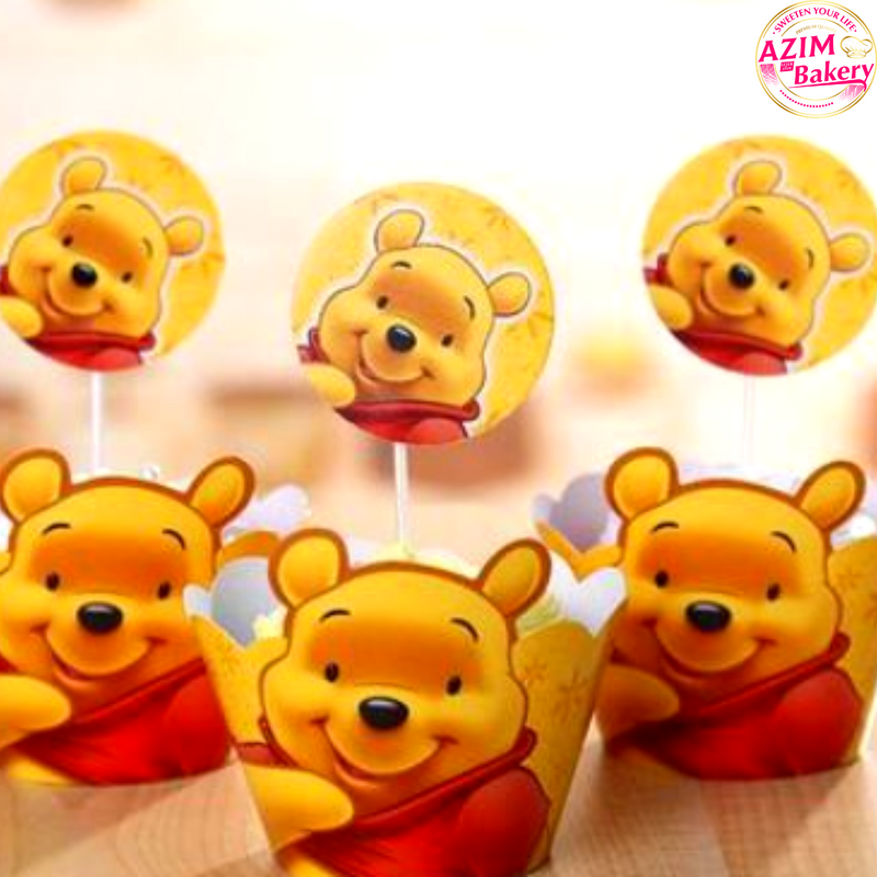 Pooh Cupcake Topper