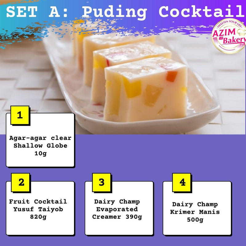 Set Puding Fruit Cocktail