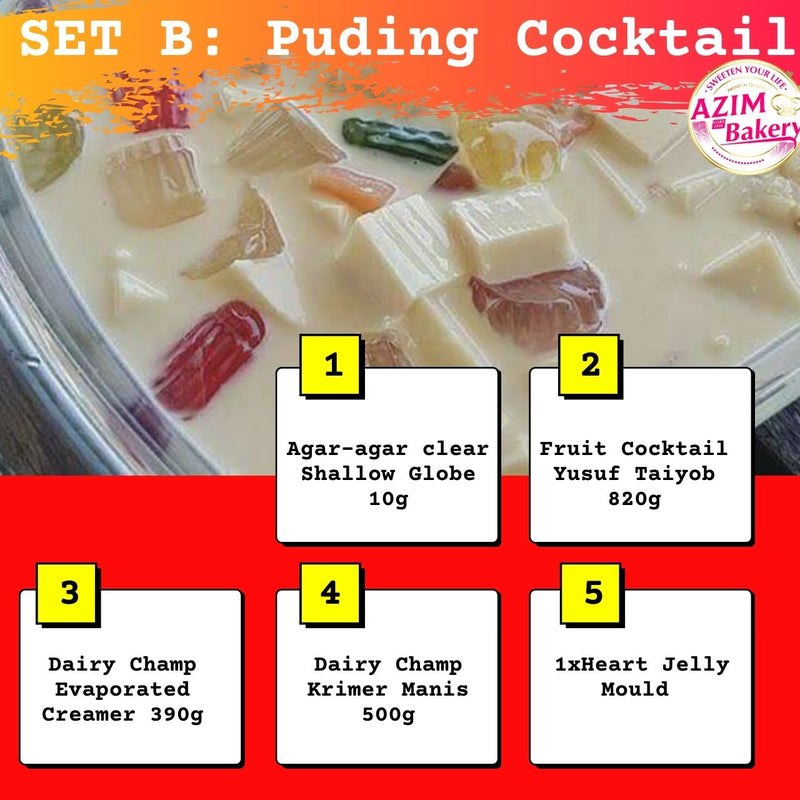 Set Puding Fruit Cocktail