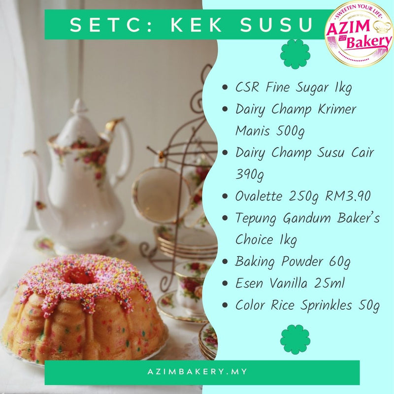 Set Raya Kek Susu