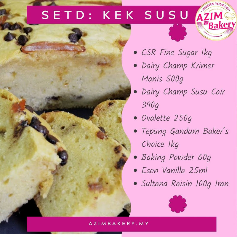 Set Raya Kek Susu