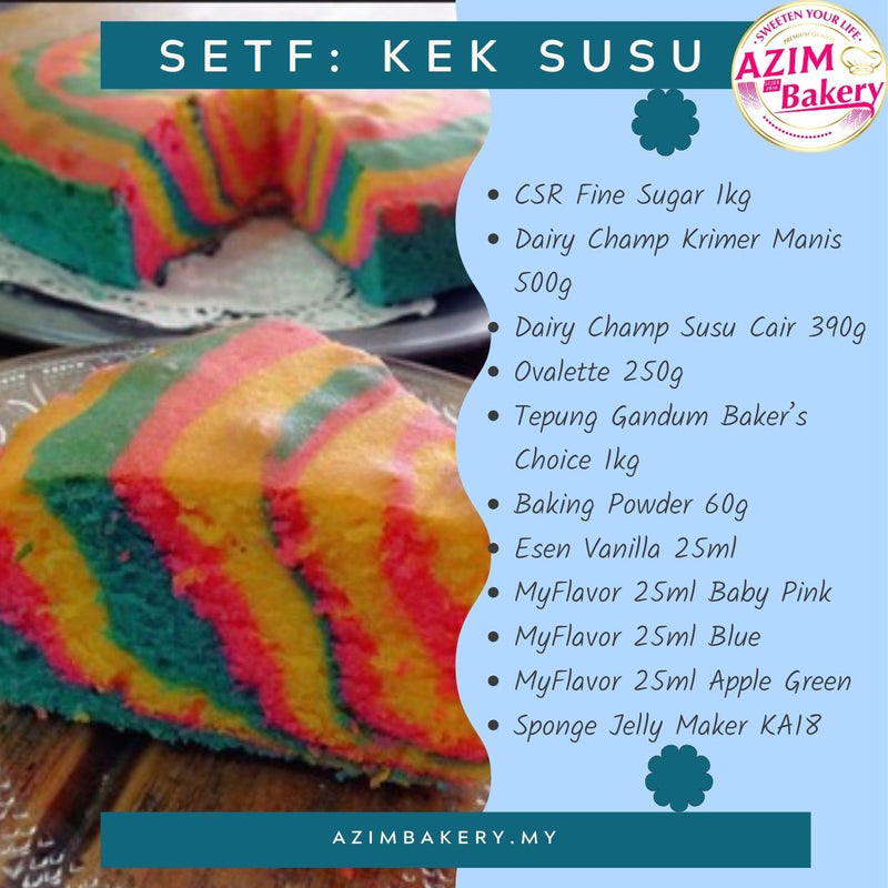 Set Raya Kek Susu