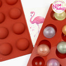 Silicone Mold Half Sphere 8 Cavity