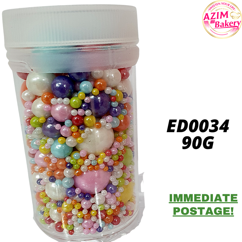 Pearl Mixed Sprinkles 90g