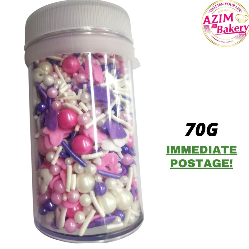 Purple Butterfly Sprinkles 70g